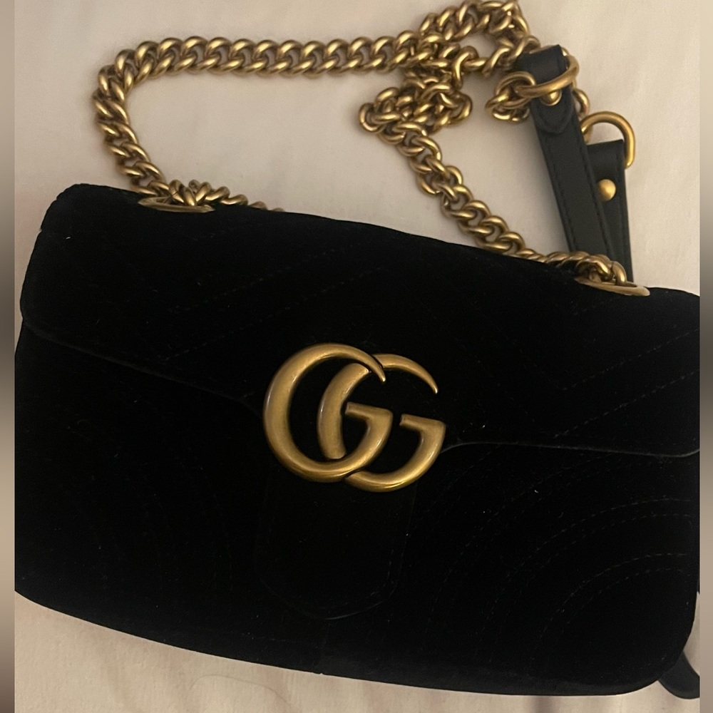 Gucci mini - Brand New Never Used - Black Velvet